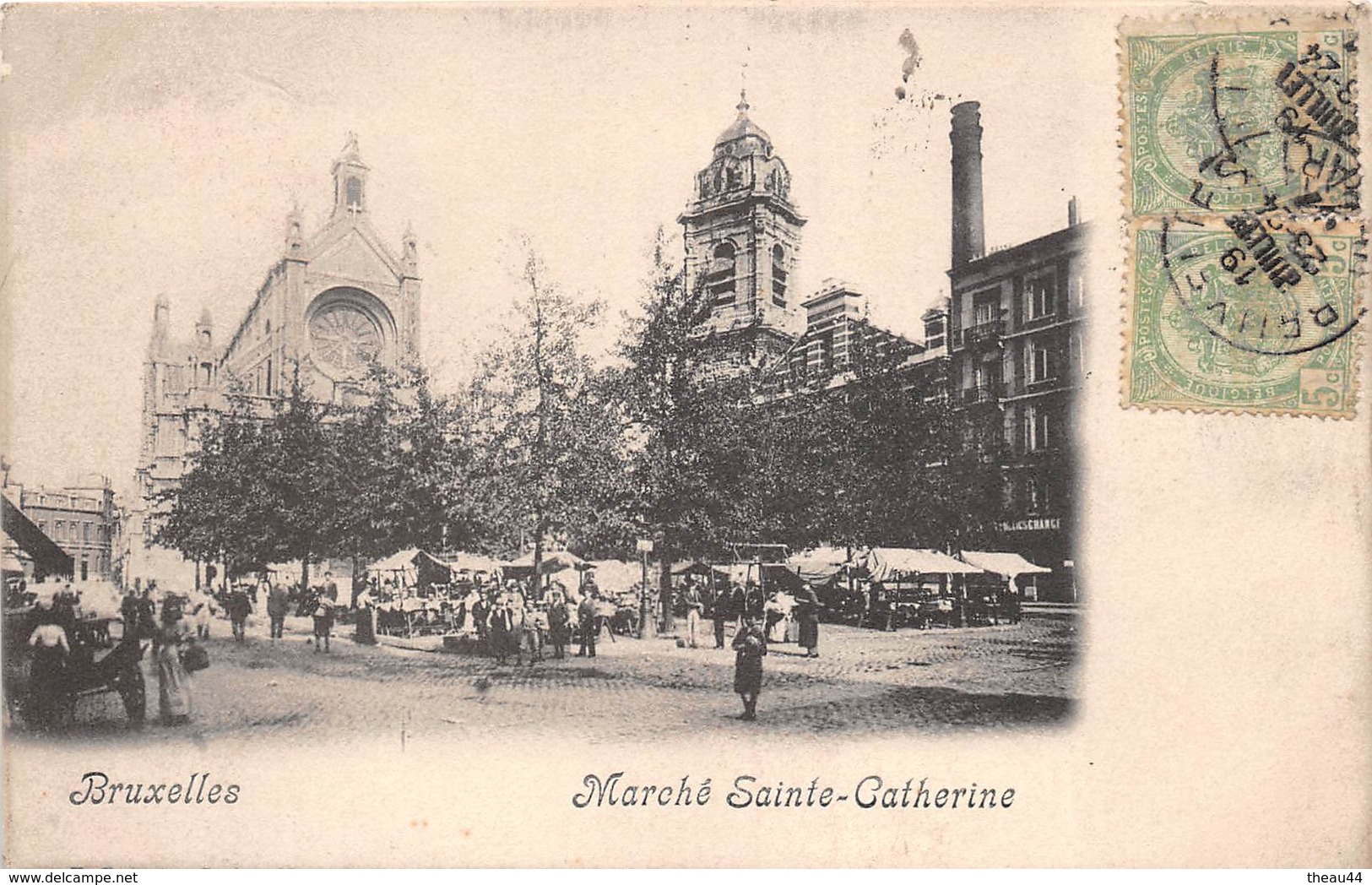 ¤¤  -  BELGIQUE   -  BRUXELLES    -   Marché Sainte-Catherine    -   ¤¤ - Mercadillos