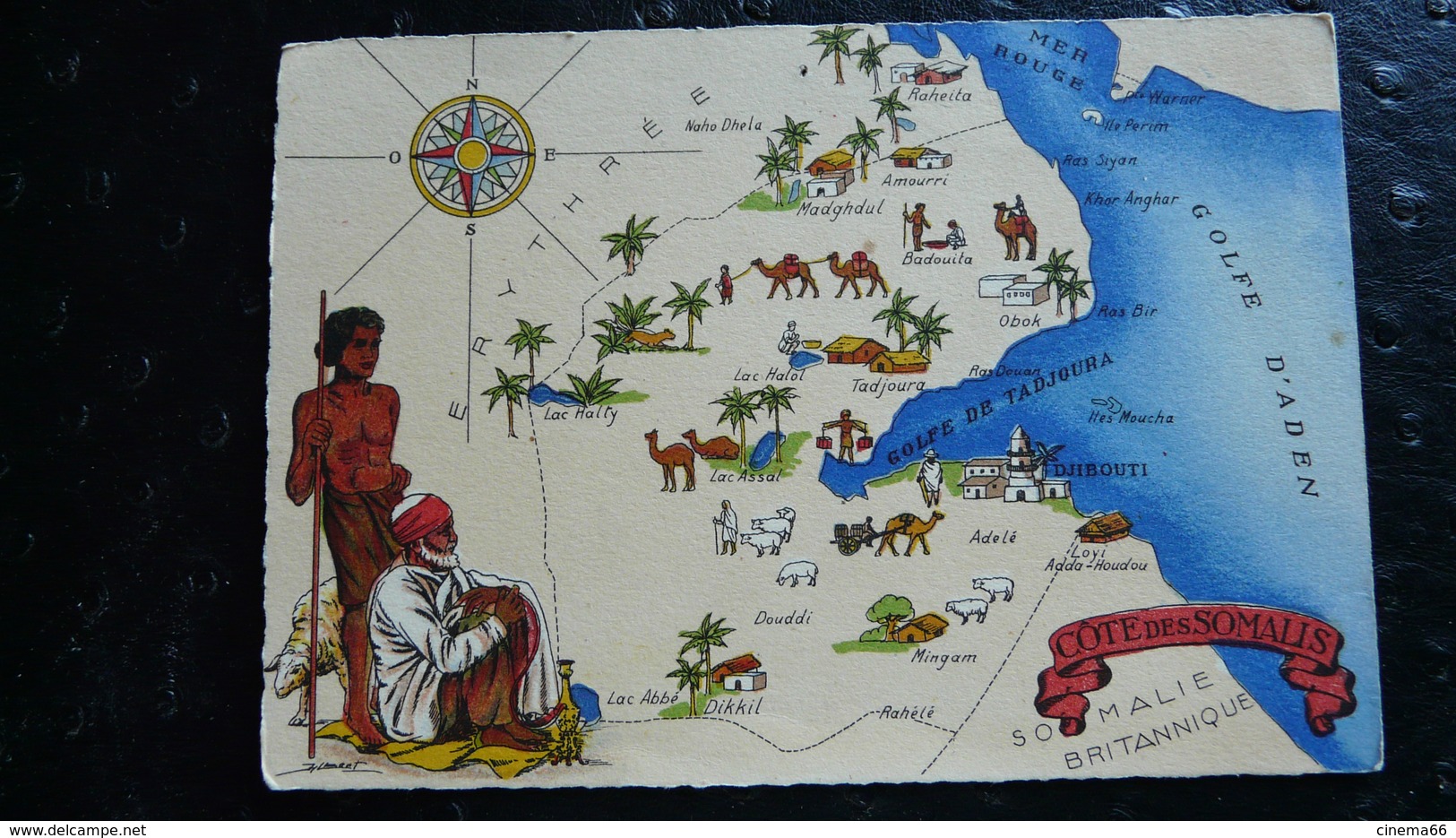 Côte Des SOMALIS - Cartes Géographiques