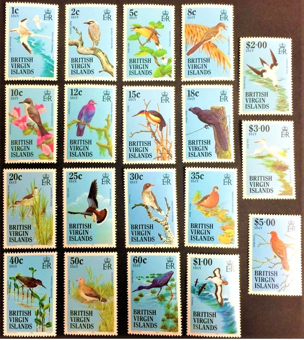 # British Virgin Islands 1985**Mi.500-518 BIRDS , MNH [21;18] 4. - Sonstige & Ohne Zuordnung