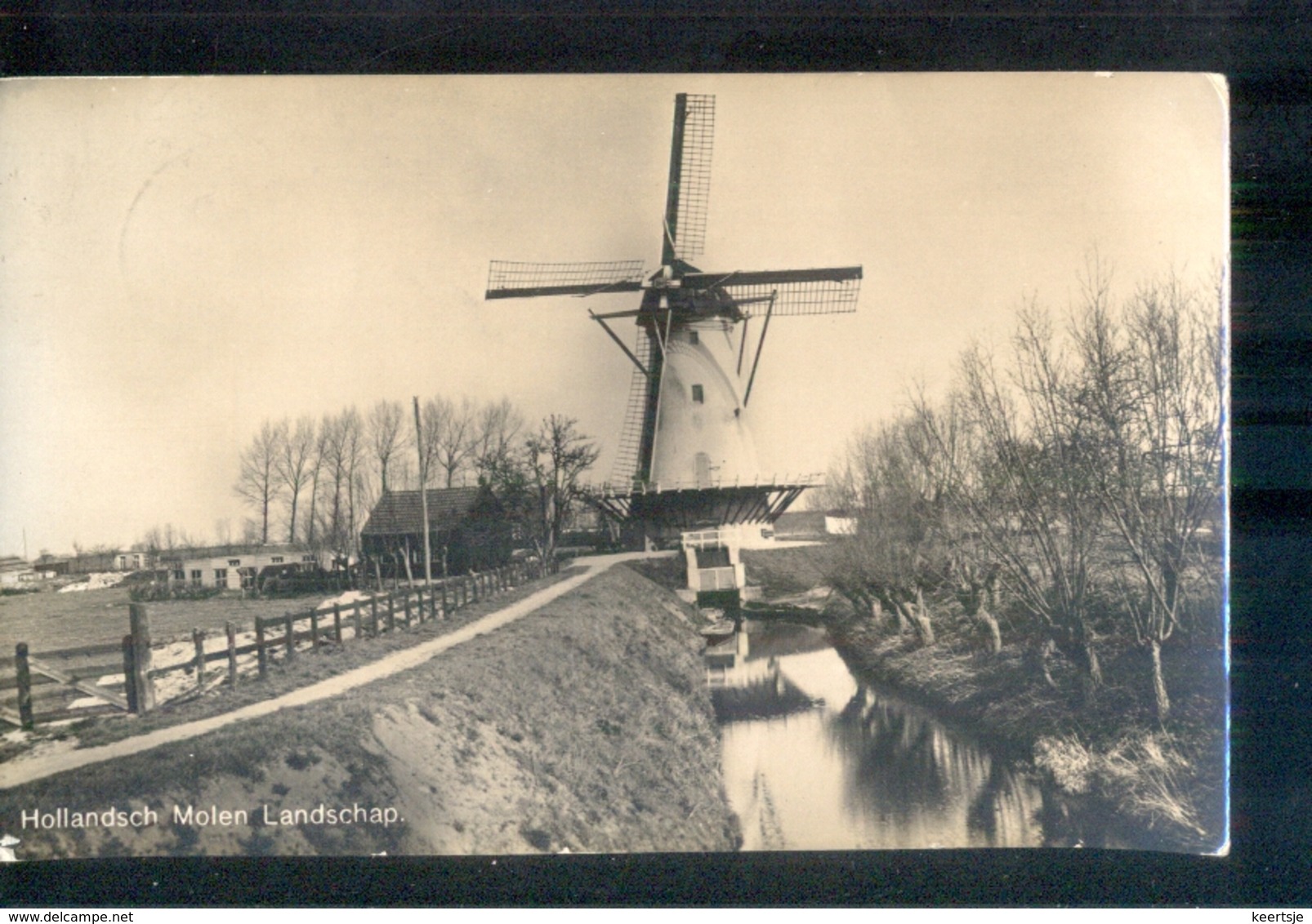 Molen - Landschap - 1941 - Melissant Langebalk - Sonstige & Ohne Zuordnung