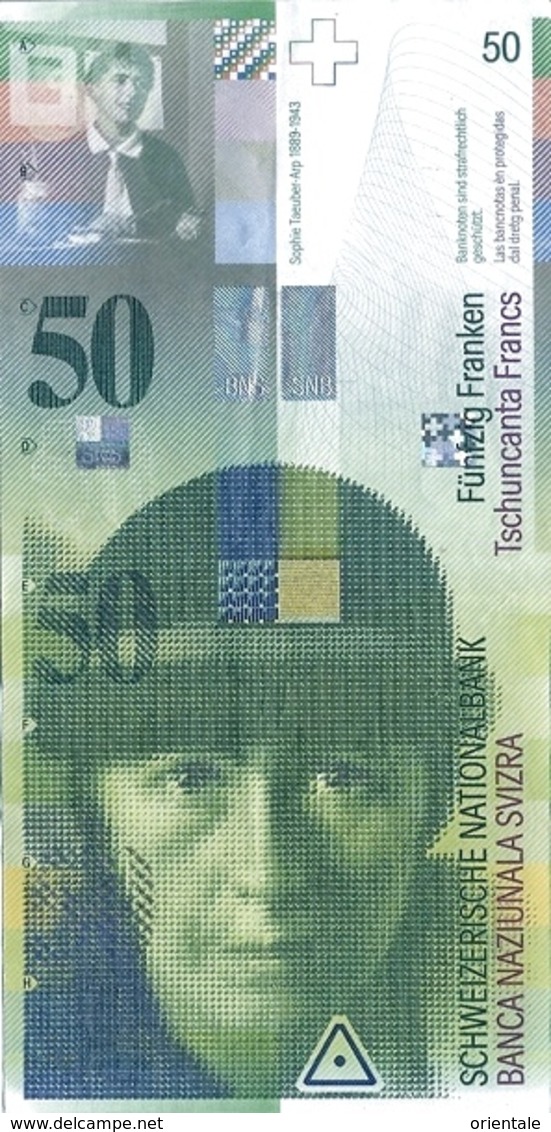 SWITZERLAND P. 71d 50 F 2010 UNC - Svizzera