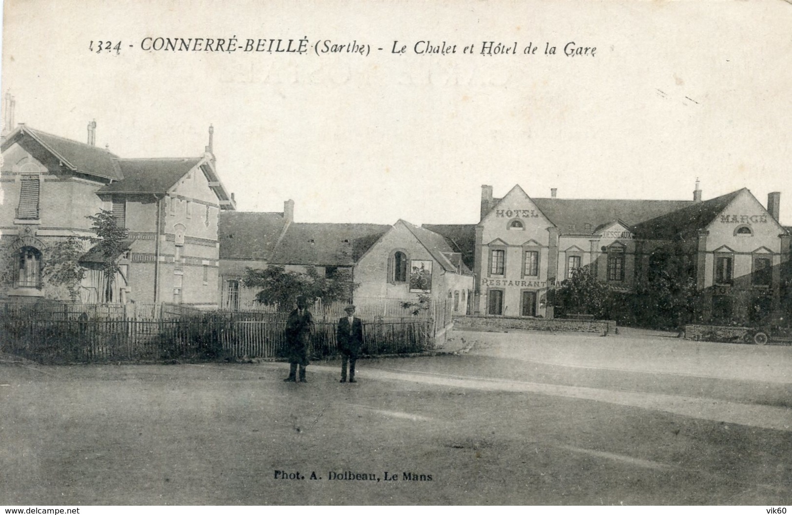 72  CONNERRE BEILLE  CHALET ET HOTEL DE LA GARE - Connerre