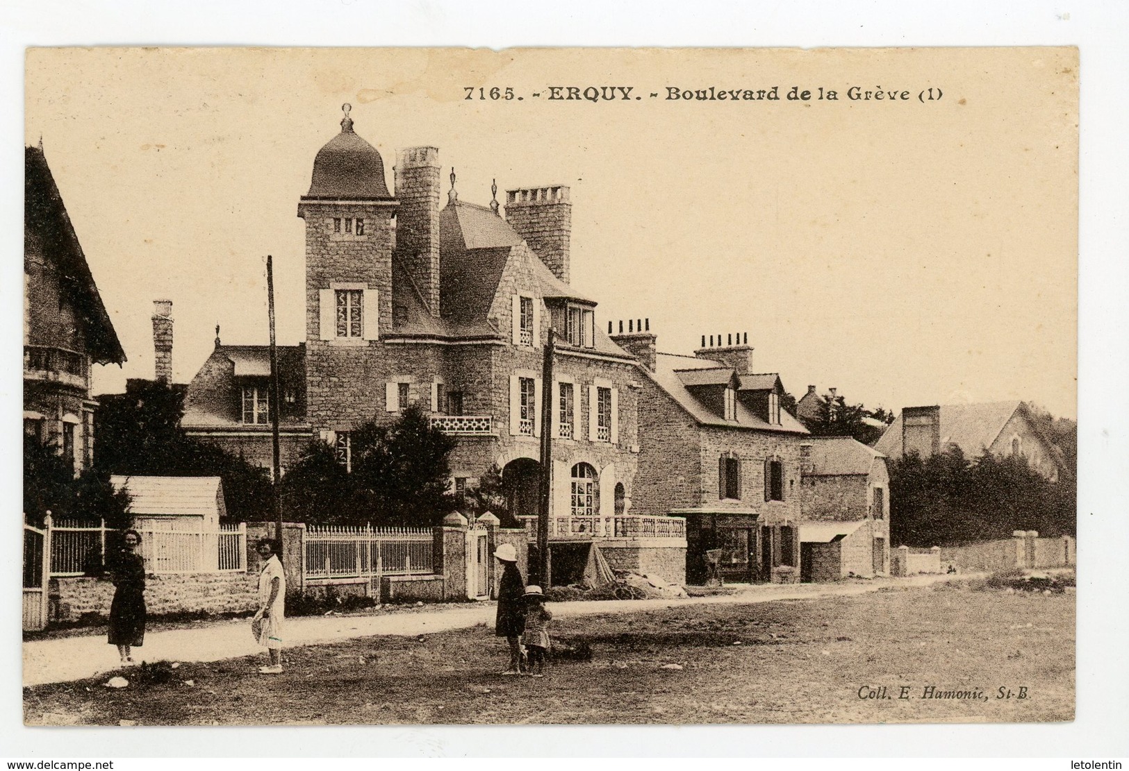 CPA - 22 - ERQUY - BOULEVARD DE LA GRÈVE - - Erquy