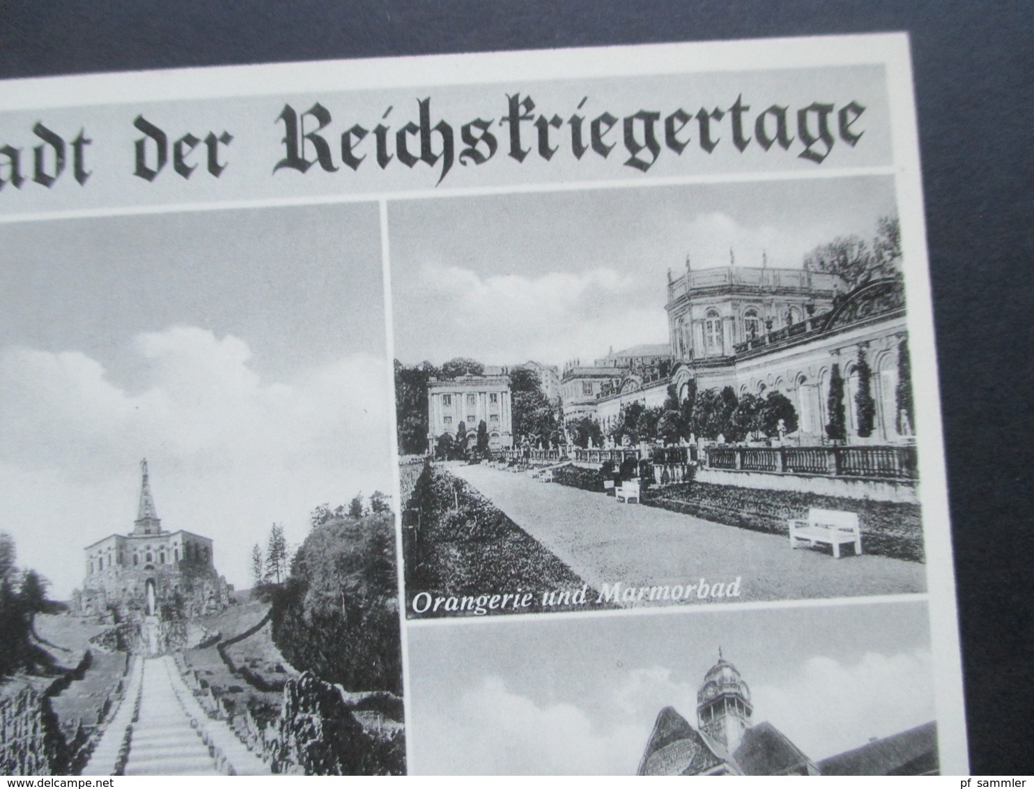 3.Reich 1939 Propagandakarte Kassel Die Stadtt Der Reichskriegertage Sonderstempel Kassel Großdeutscher Reichskriegertag - Briefe U. Dokumente