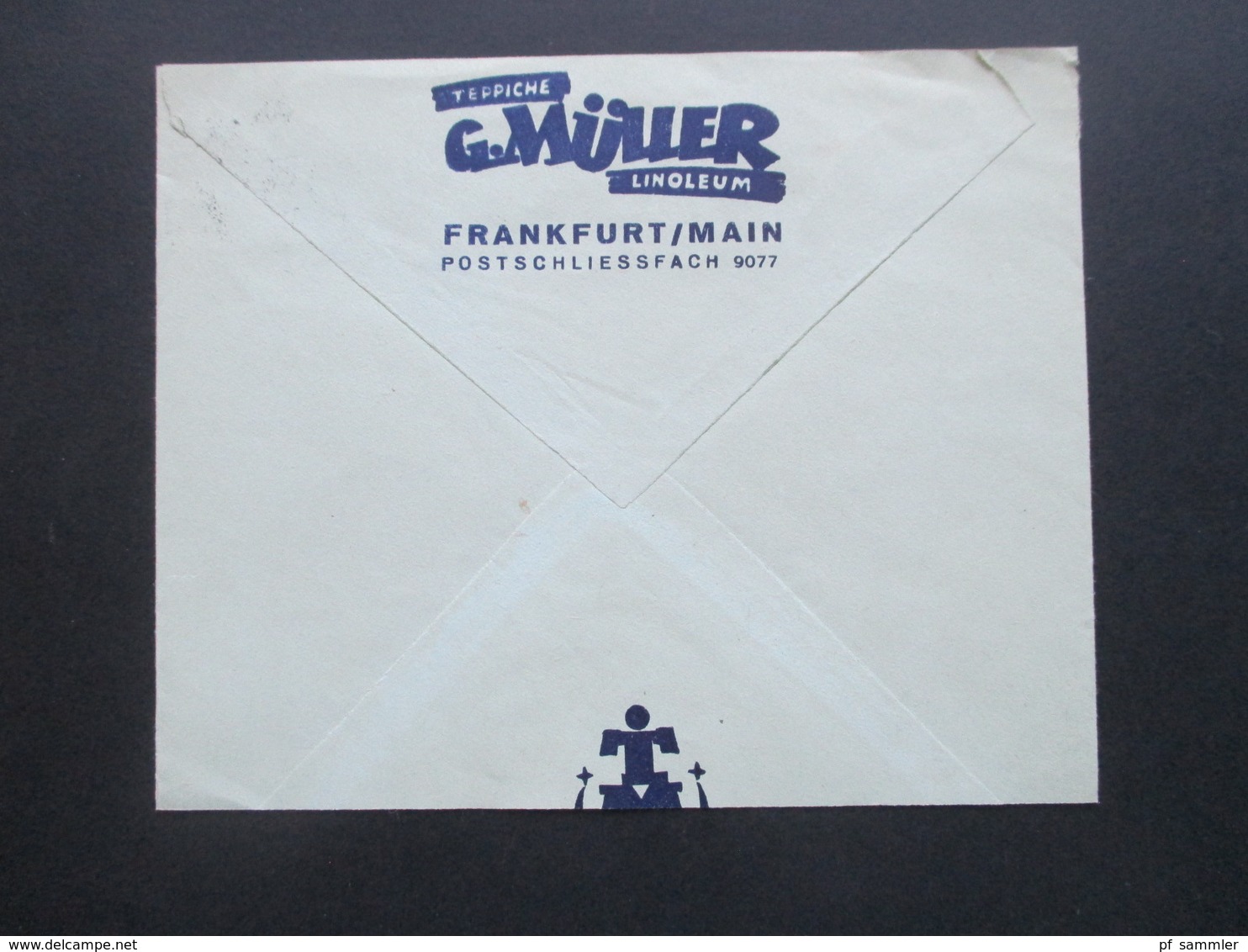 3.Reich 1938 Am 10. April Dem Führer Dein Ja Firmenumschlag Teppiche G. Müller Linoleum Frankfurt / Mail - Briefe U. Dokumente