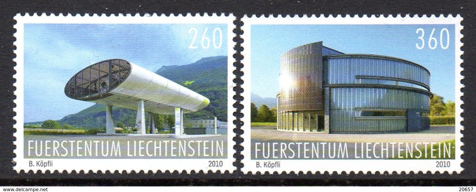 Liechtenstein 1488/89 Station Service De Gaz - Gaz