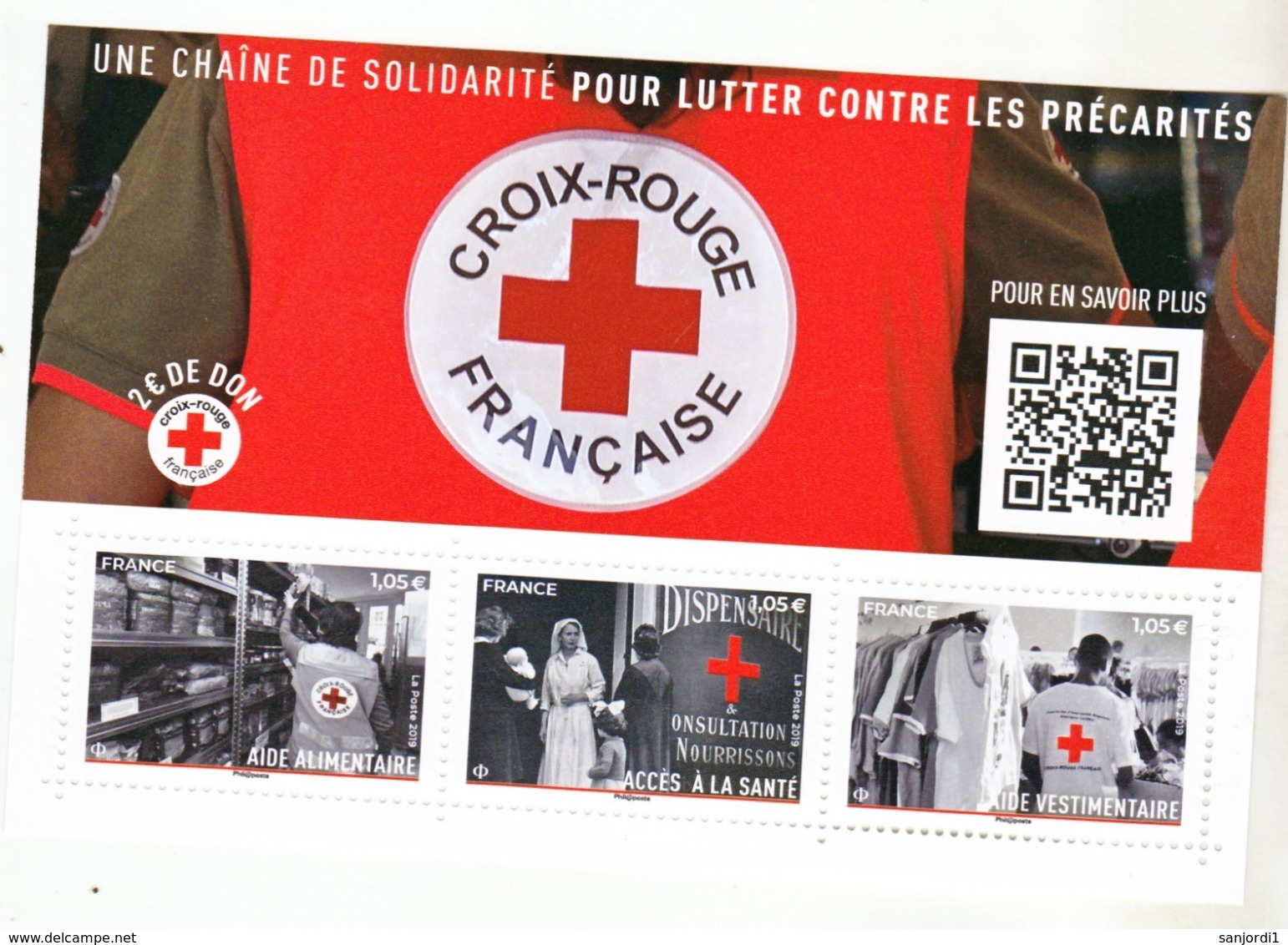 France 2019 Feuillet Croix Rouge  Neuf ** TB MNH Sin Charnela - Nuevos