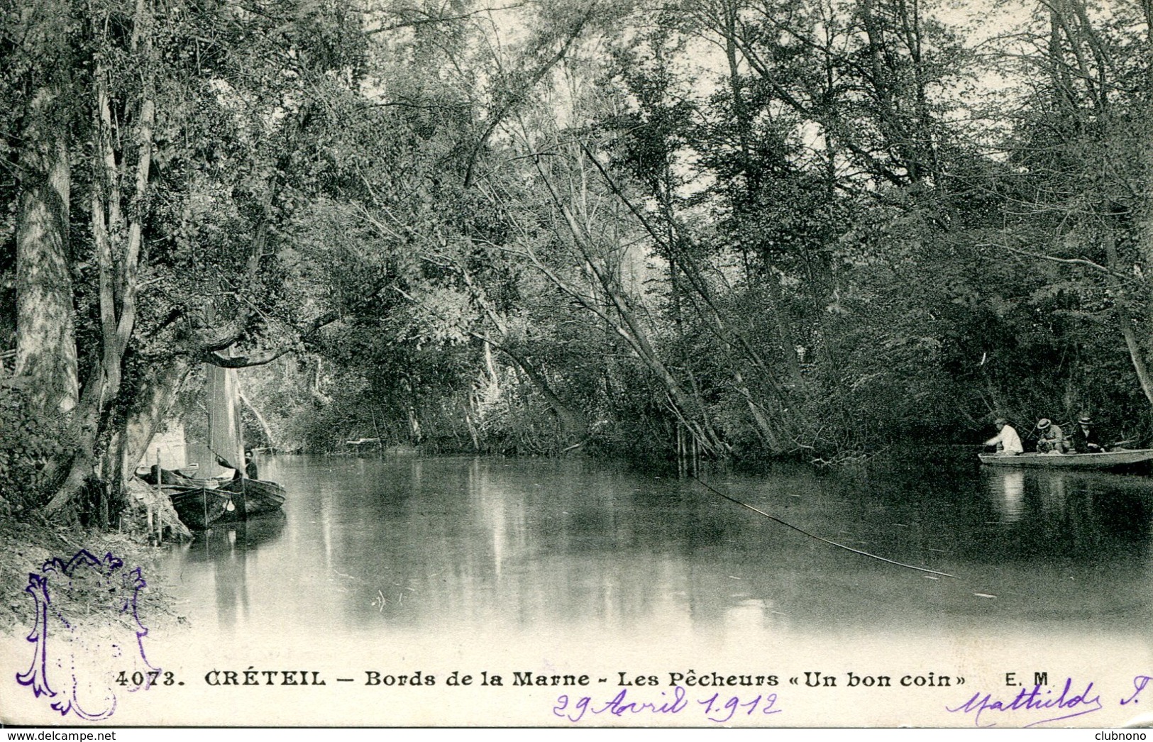 CPA - CRETEIL - BORDS DE MARNE - LES PECHEURS (ETAT PARFAIT) - Creteil