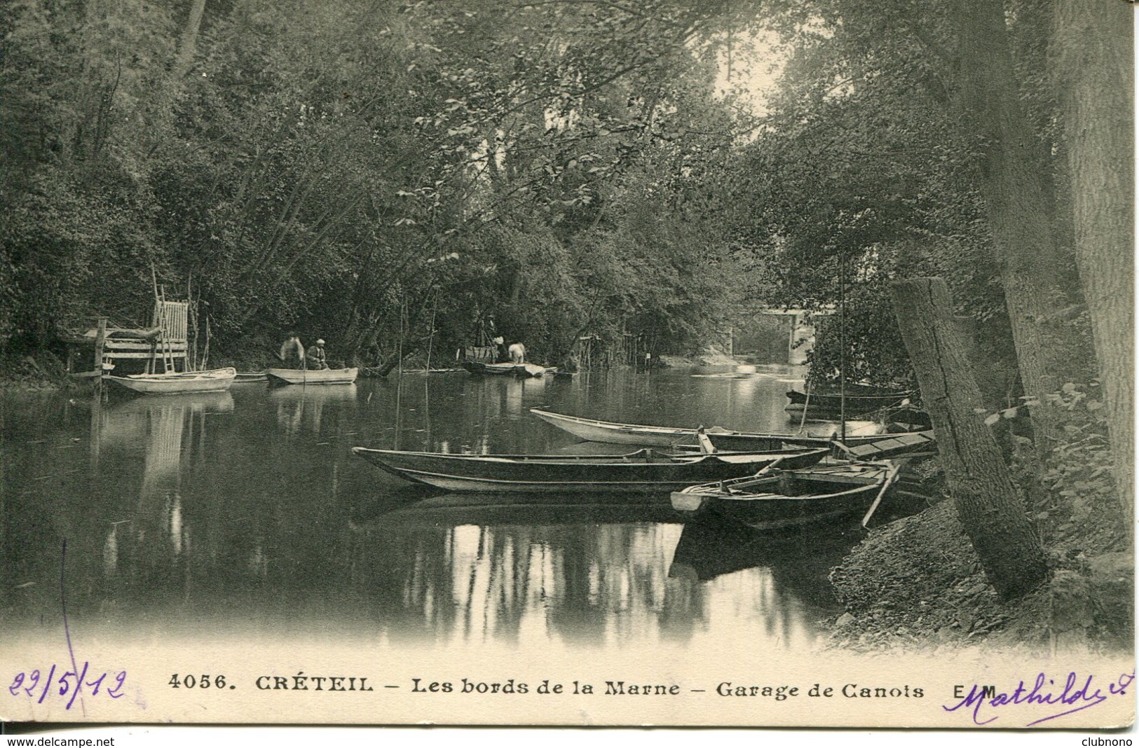 CPA - CRETEIL - BORDS DE MARNE - GARAGE DE CANOTS - Creteil