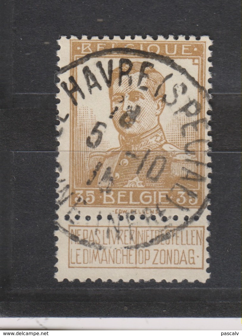 COB 113 Oblitération Centrale LE HAVRE - 1912 Pellens