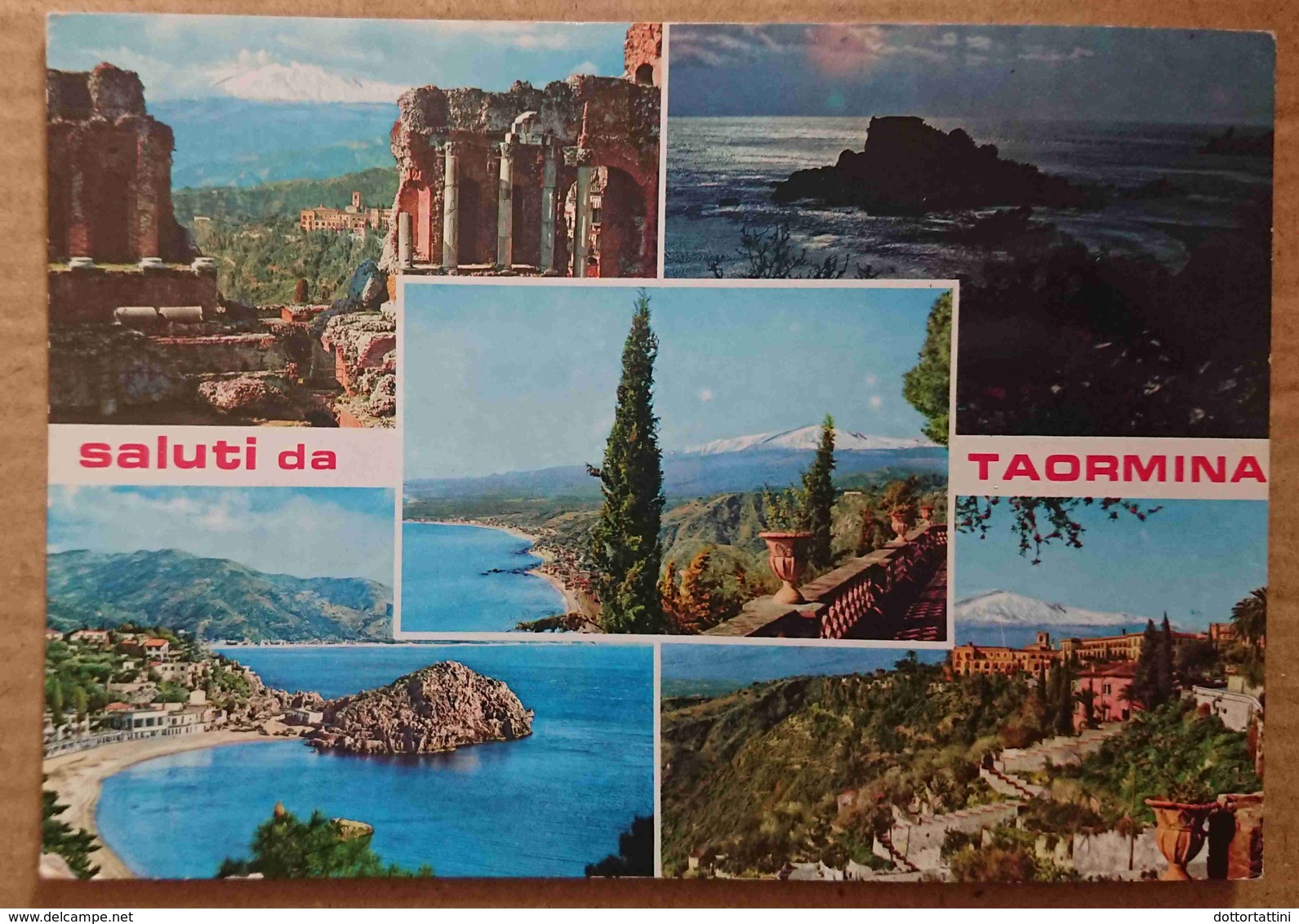 TAORMINA (Messina) - Saluti Da Taormina  - Vg S2 - Otros & Sin Clasificación