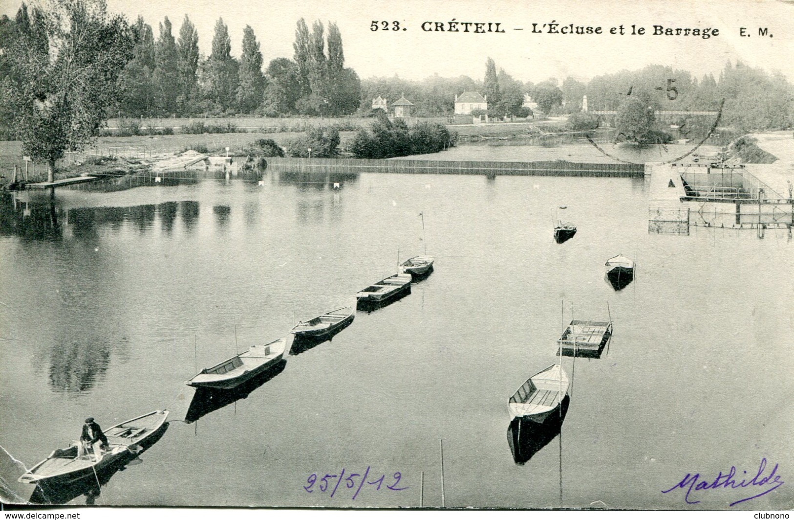 CPA -  CRETEIL - L'ECLUSE ET LE BARRAGE - Creteil