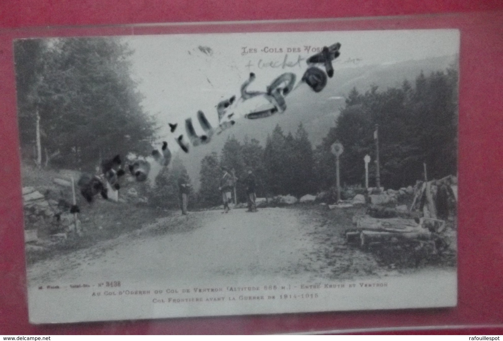 Cp Au Col D'oderen Entre Kruth Et Ventron Col Frontiere Avant La Guerre Animé N 3138 - Douane