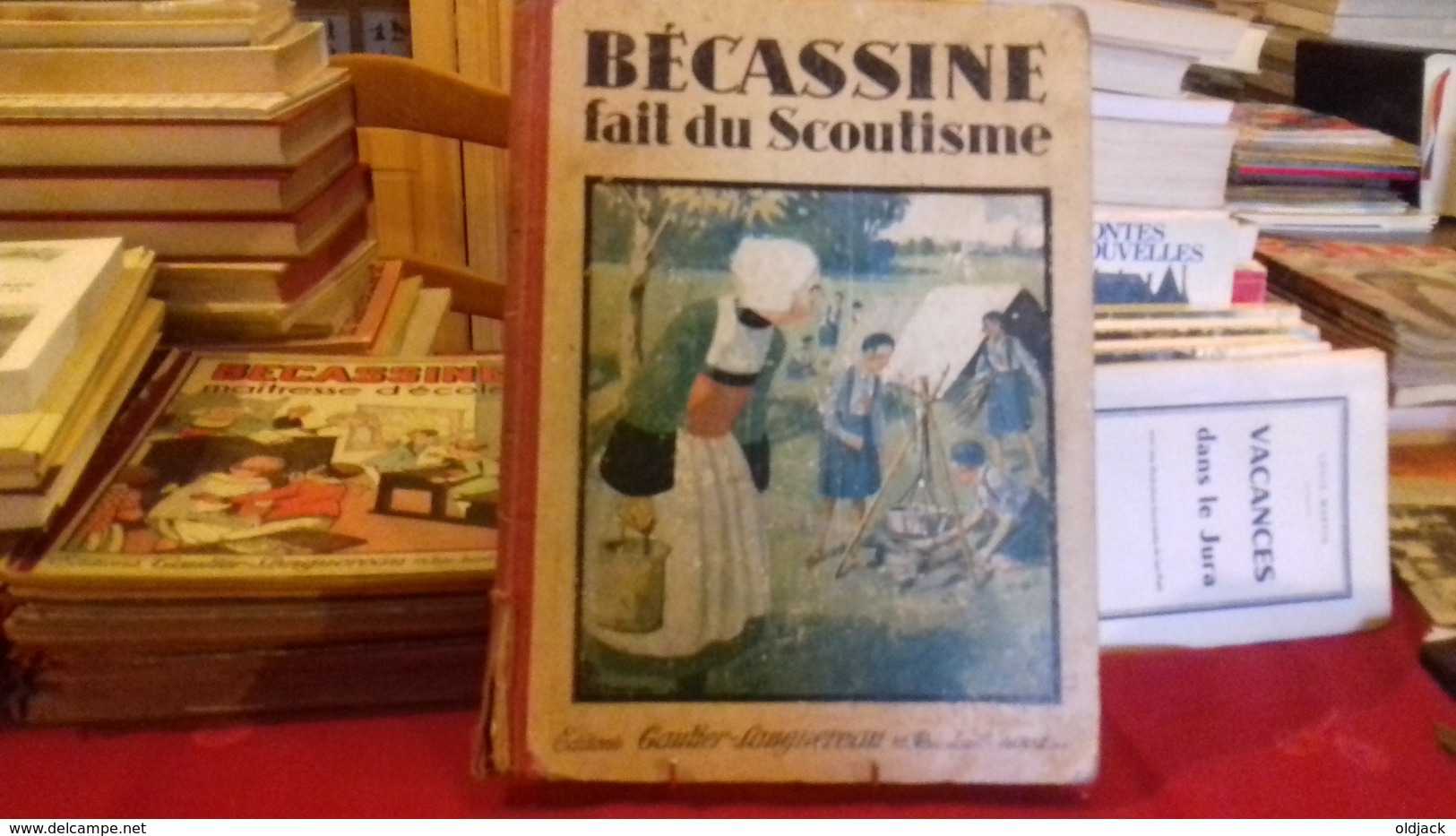 BECASSINE FAIT DU SCOUTISME.EO. BD CARTONNEE De 1931 (col8a) - Bécassine