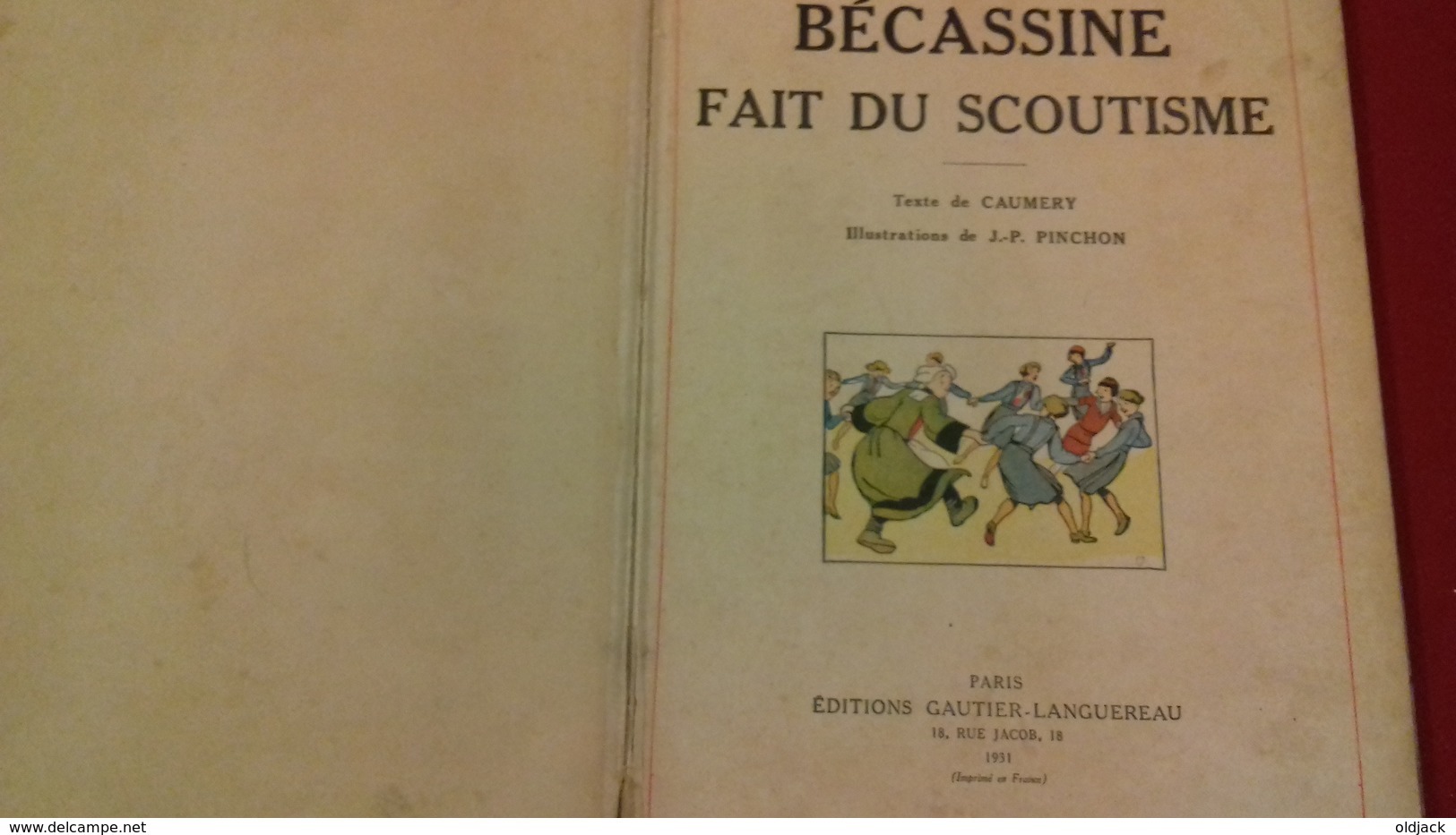 BECASSINE FAIT DU SCOUTISME.EO. BD CARTONNEE De 1931 (col8a) - Bécassine