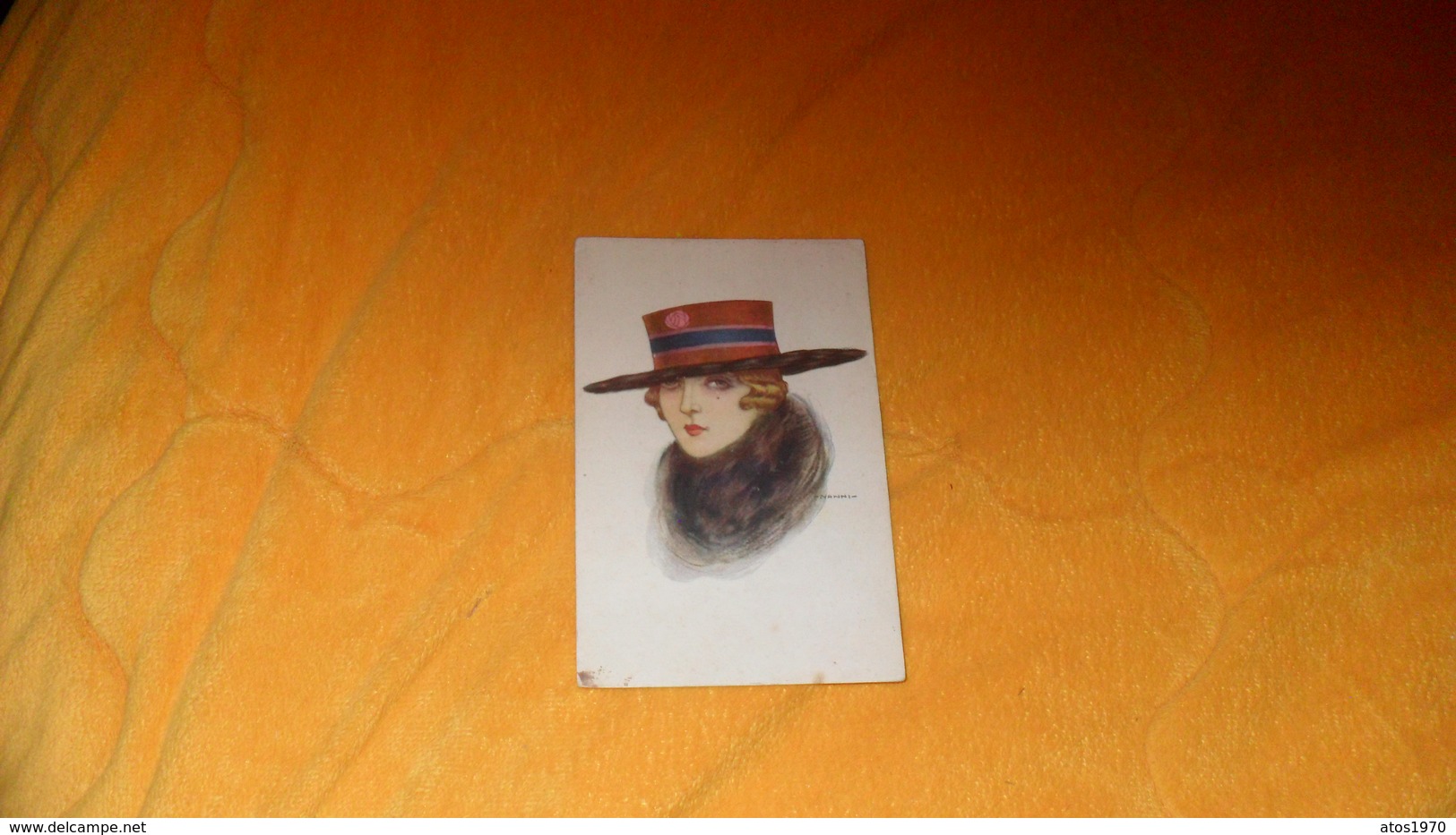 CARTE POSTALE ANCIENNE NON CIRCULEE DATE ?.../ PORTRAIT FEMME A CHAPEAU...NANNI... - Nanni