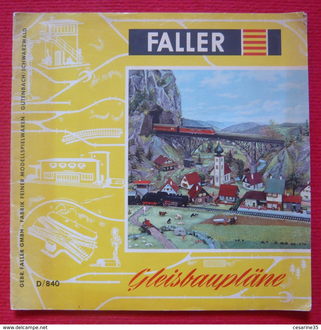 Faller D/840- Gleisbaupläne - Ohne Zuordnung