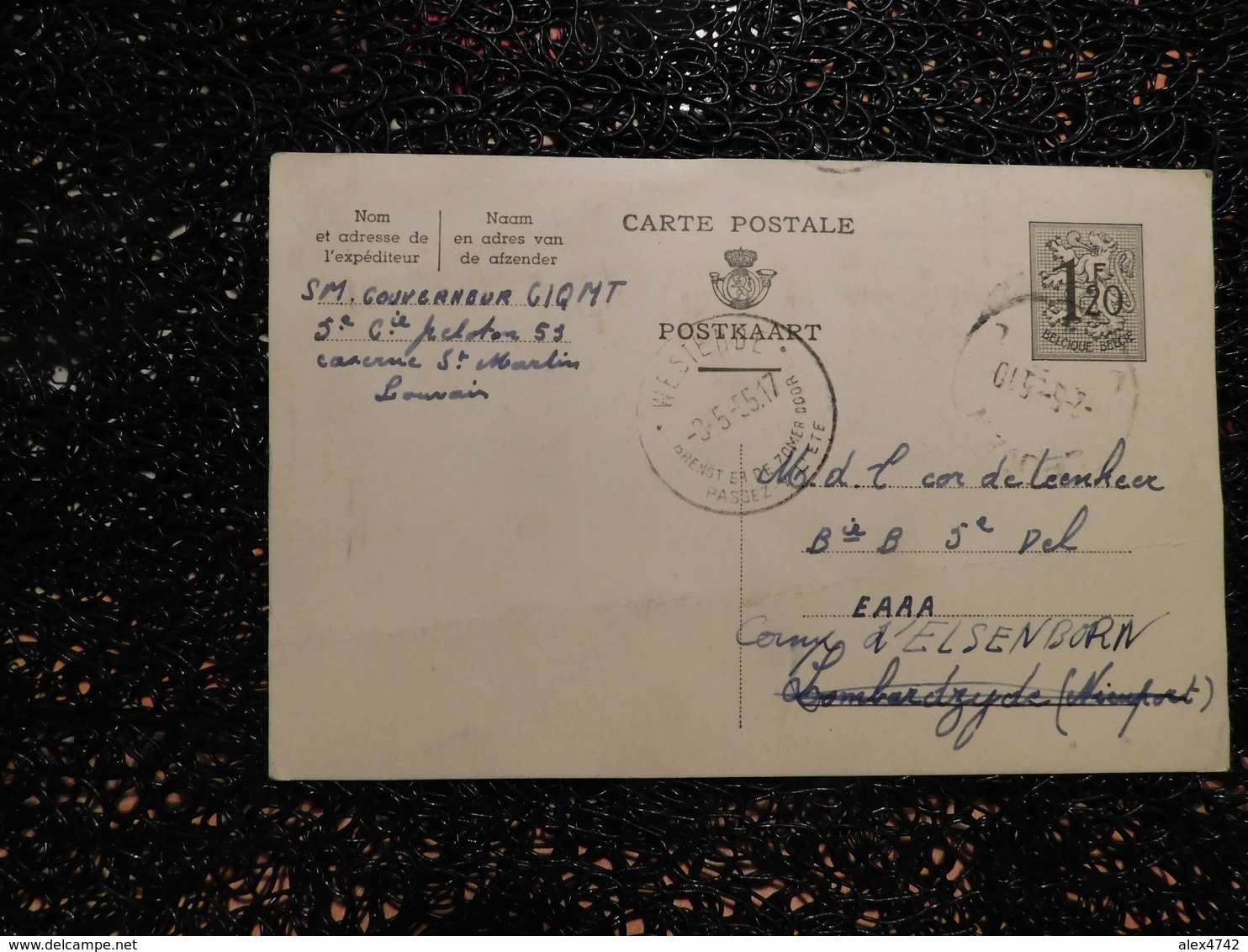 Entier Postal Belge Westende    (i8) - Briefkaarten 1934-1951