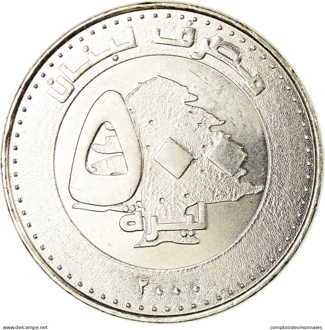 Monnaie, Lebanon, 500 Livres, 2000, SUP, Nickel Plated Steel, KM:39 - Libano