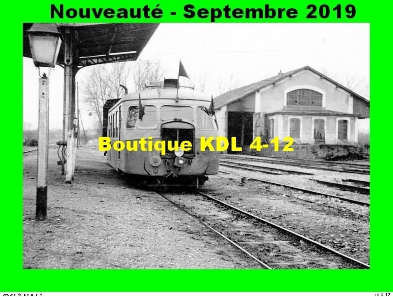 AL 596 - Autorail Billard A 80 D - Gare De L'ISLE-ANGELY - Yonne - CFD - Autres & Non Classés