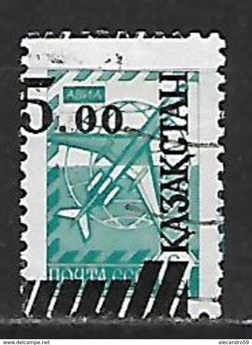 Kazakhstan 1992 Various Stamps Of Russia Surcharged  Used - Kasachstan