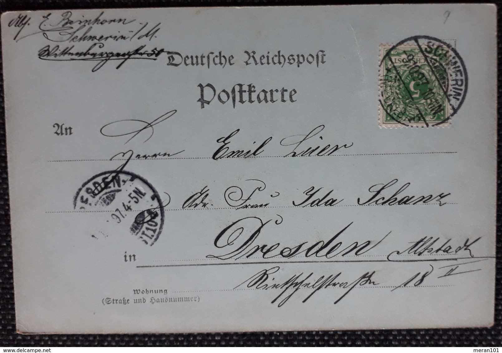 AK 1897, Gruß Aus SCHWERIN Gelaufen - Schwerin