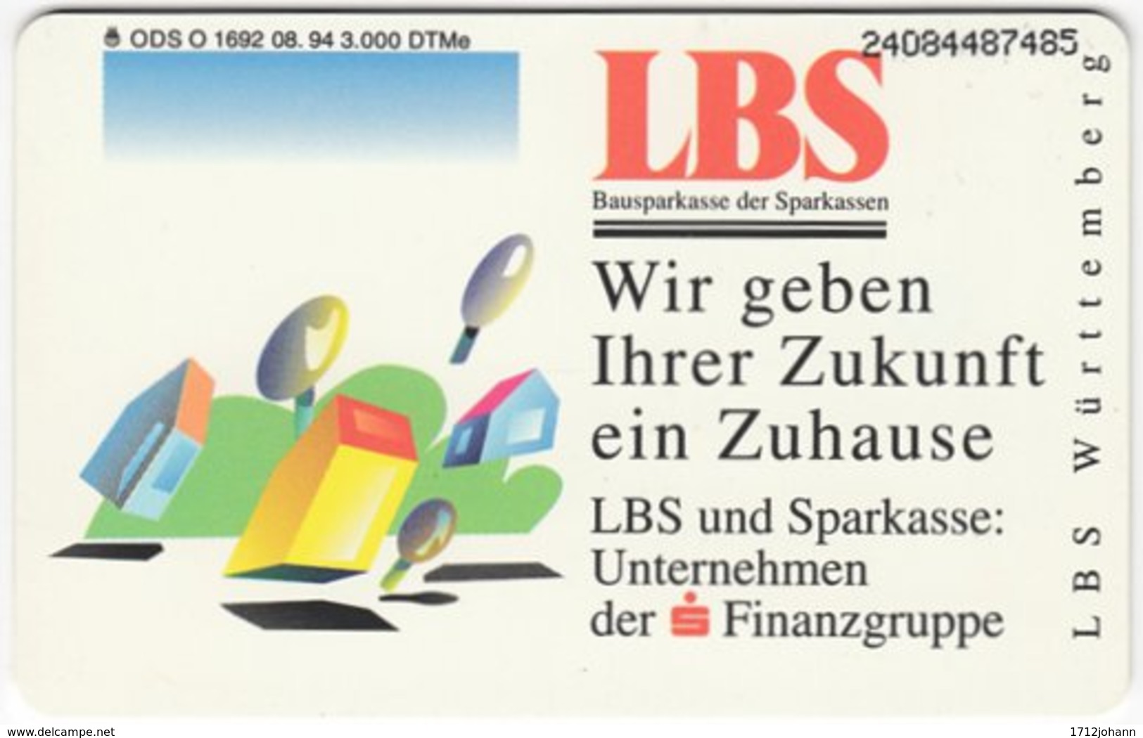 GERMANY O-Serie B-240 - 1692 08.94 - Advertising, Money Institute - MINT - O-Serie : Serie Clienti Esclusi Dal Servizio Delle Collezioni