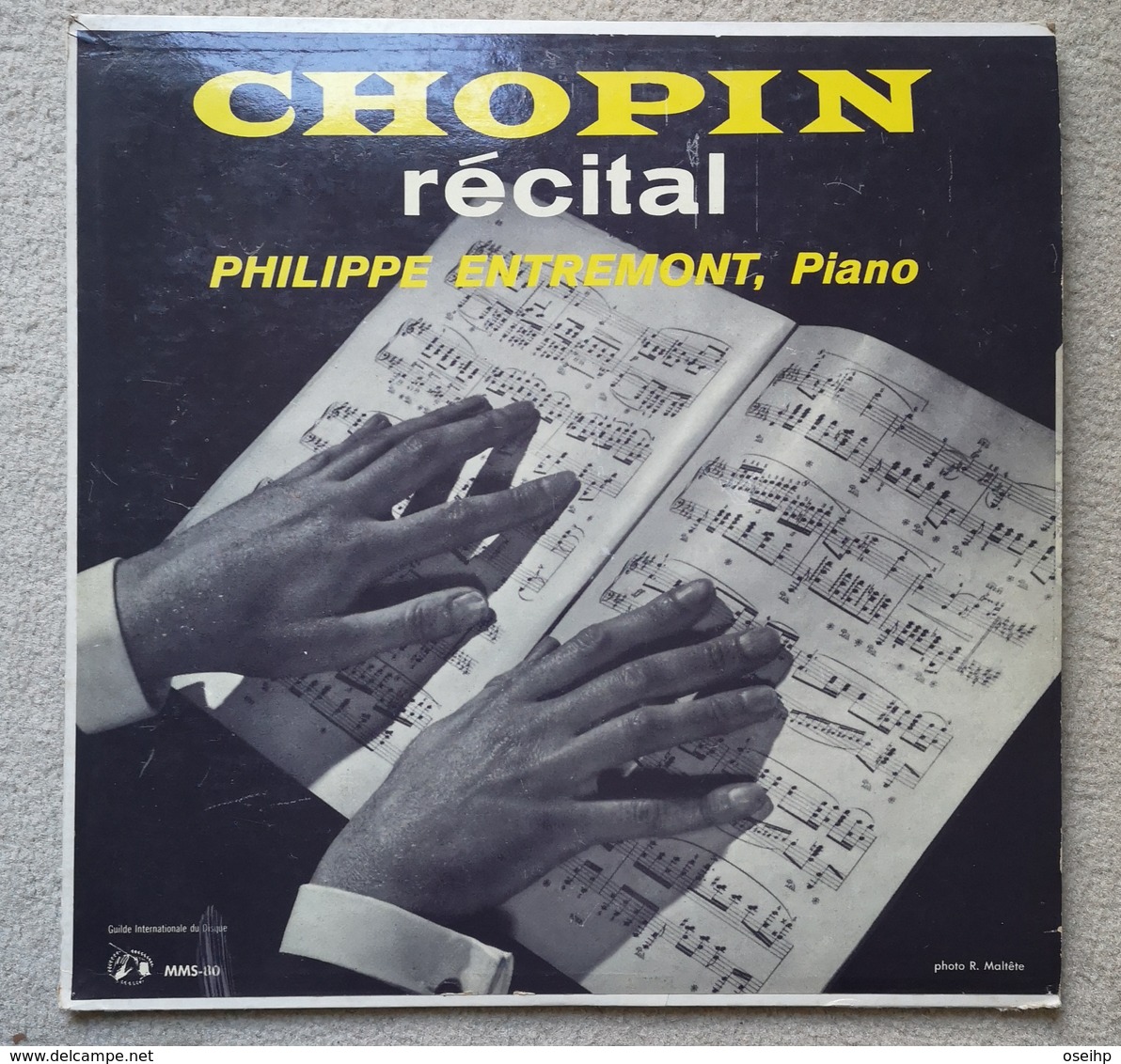 Disque Vinyle 33 T 1/3 CHOPIN Piano Récital Philippe Entremont Disque 33 Tours 25cm MMS 80 - Formats Spéciaux