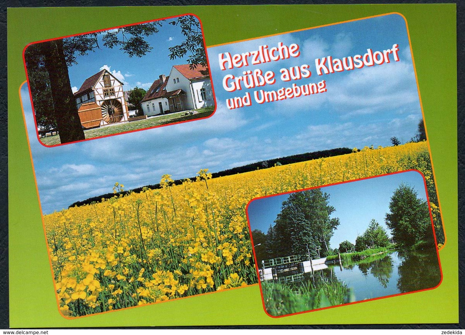 D0999 - TOP Klausdorf - Bild Und Heimat Reichenbach - Qualitätskarte - Klausdorf