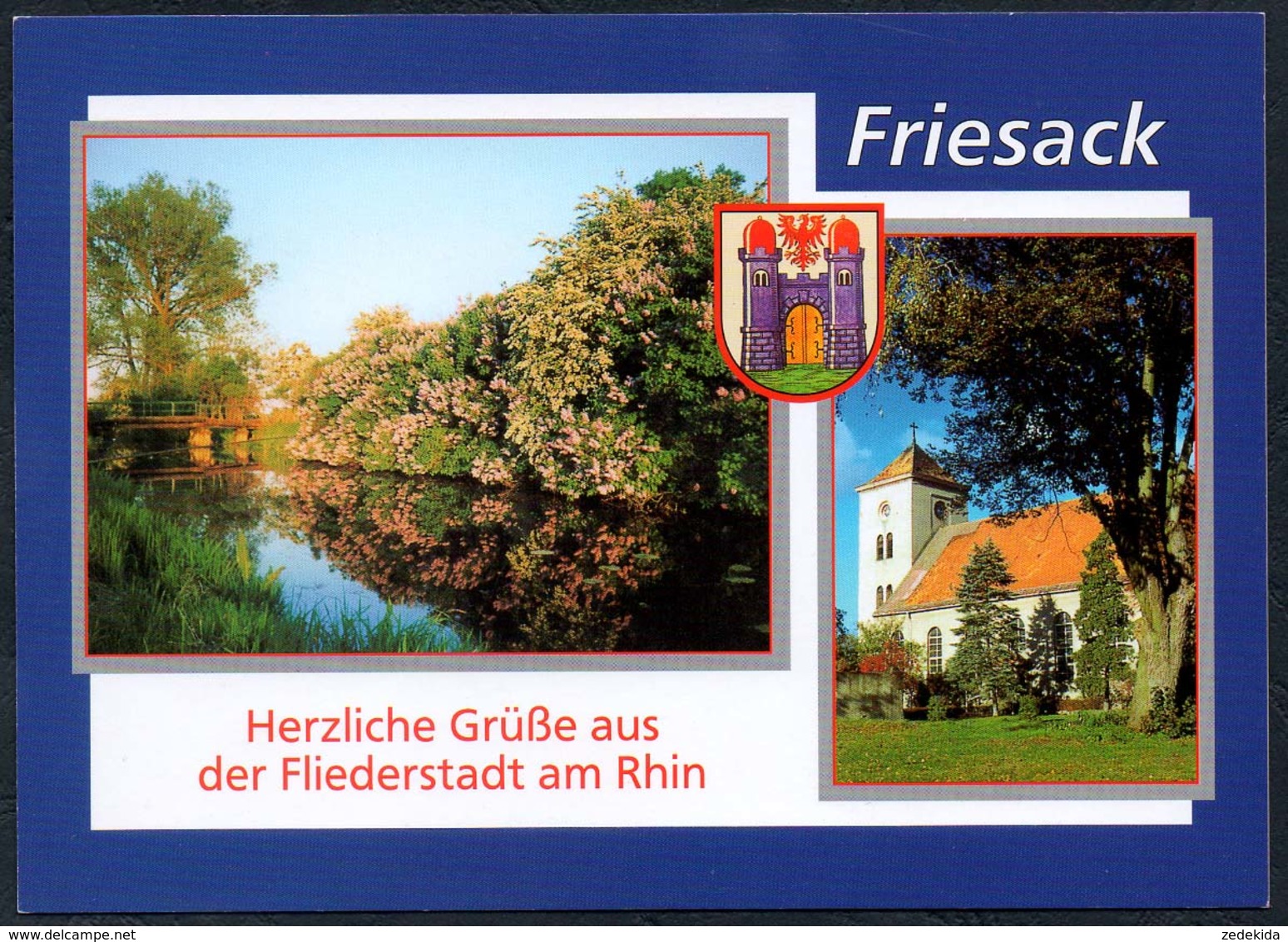 D1003 - TOP Friesack Kirche - Bild Und Heimat Reichenbach - Qualitätskarte - Friesack