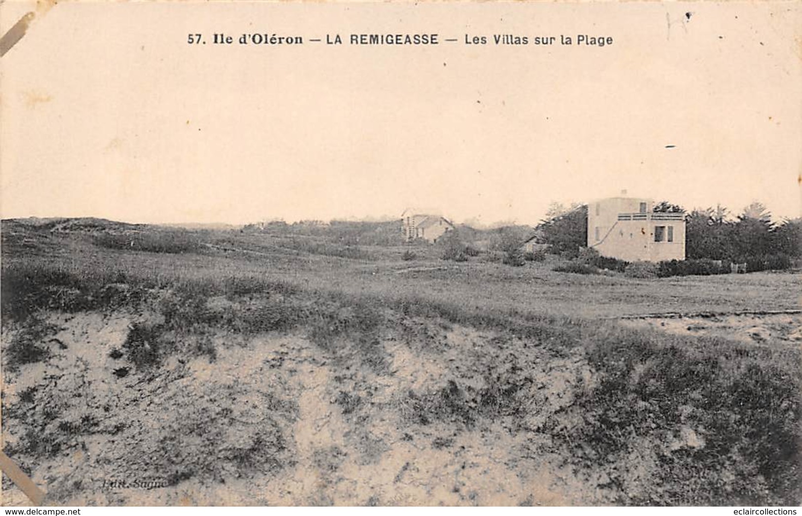 Ile D'Oléron.  Dolus La Remigeasse     17     Les Villas Sur La Plage    (voir Scan) - Ile D'Oléron