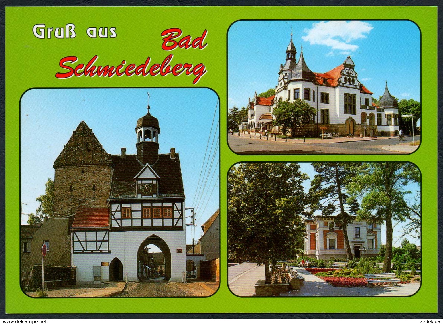D1026 - TOP Bad Schmiedeberg - Bild Und Heimat Reichenbach - Qualitätskarte - Bad Schmiedeberg