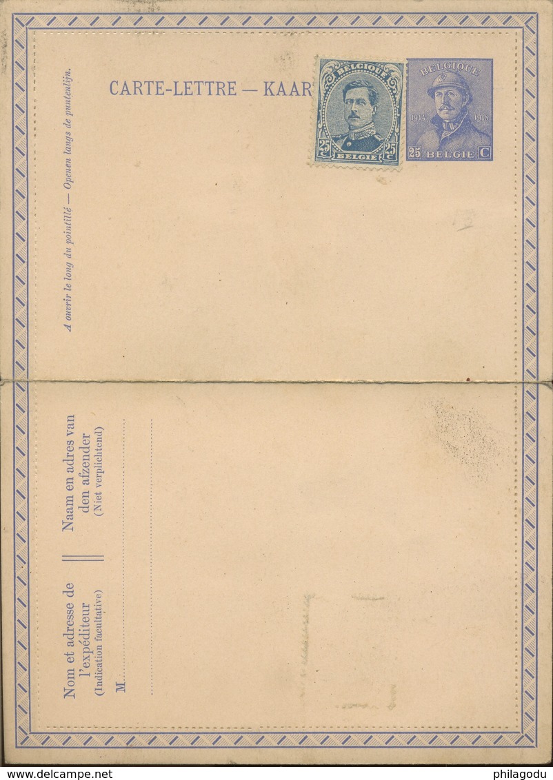 Carte Lettre Casqué Jamais Circulé - 1919-1920  Cascos De Trinchera