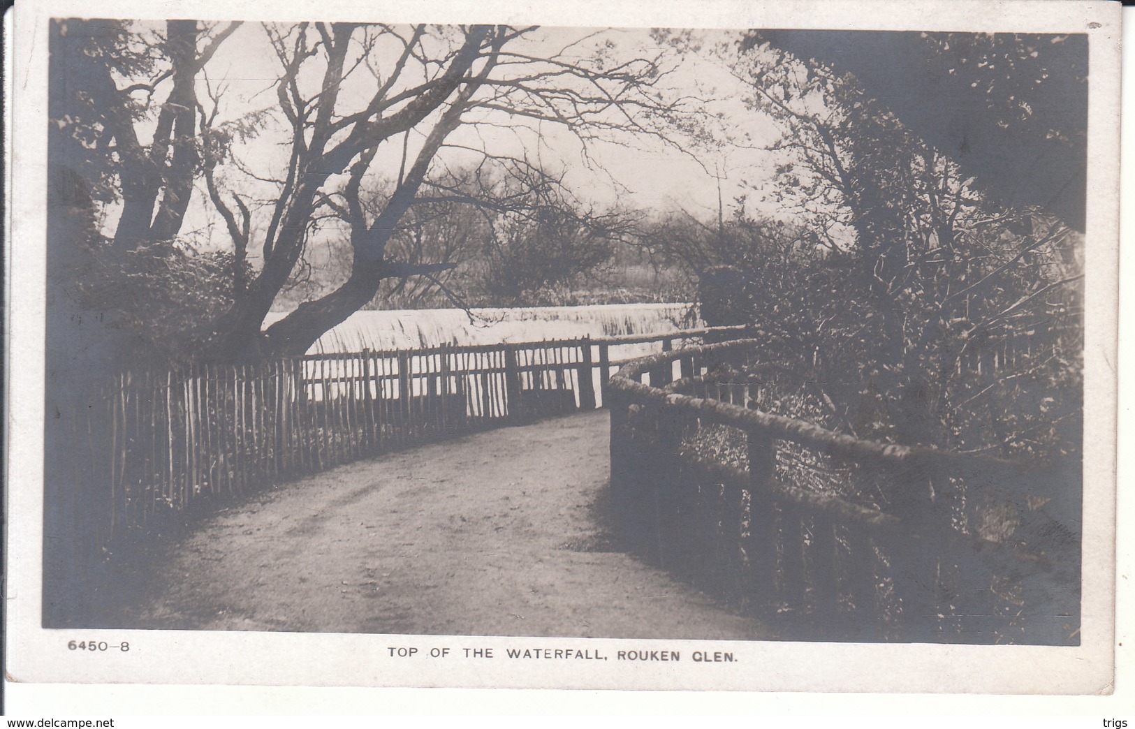 Rouken Glen Park - Top Of The Waterfall - Renfrewshire