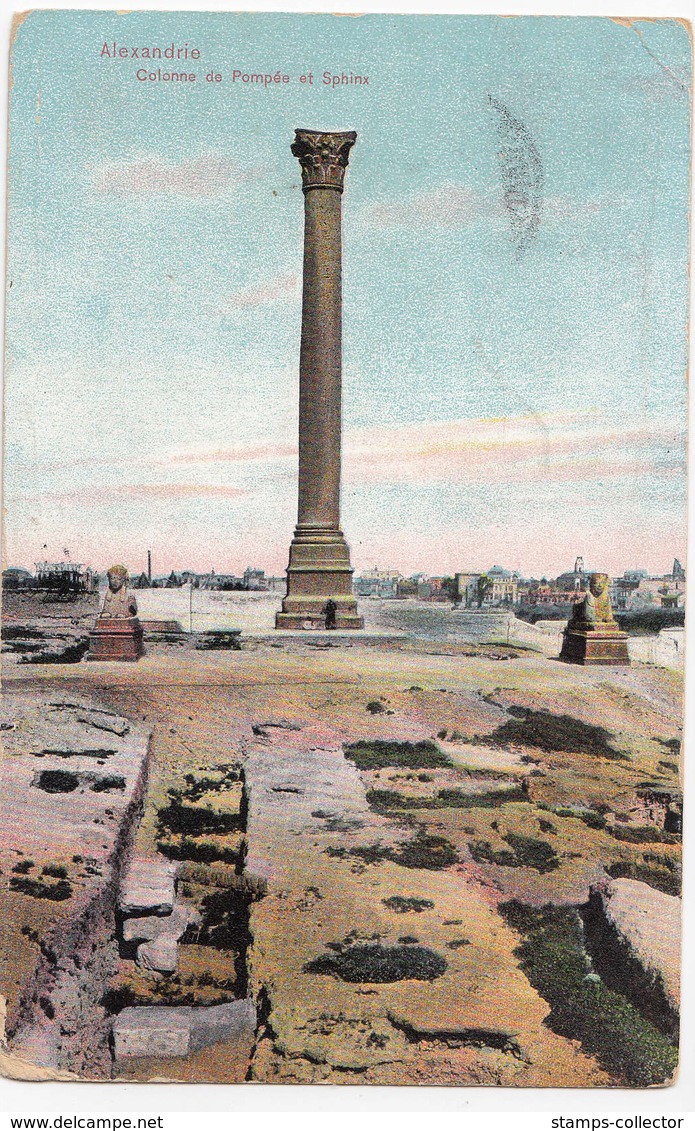 Egypt. Nice Postcard From Alexandrie 1915, Send To Denmark - 1915-1921 Protectorat Britannique