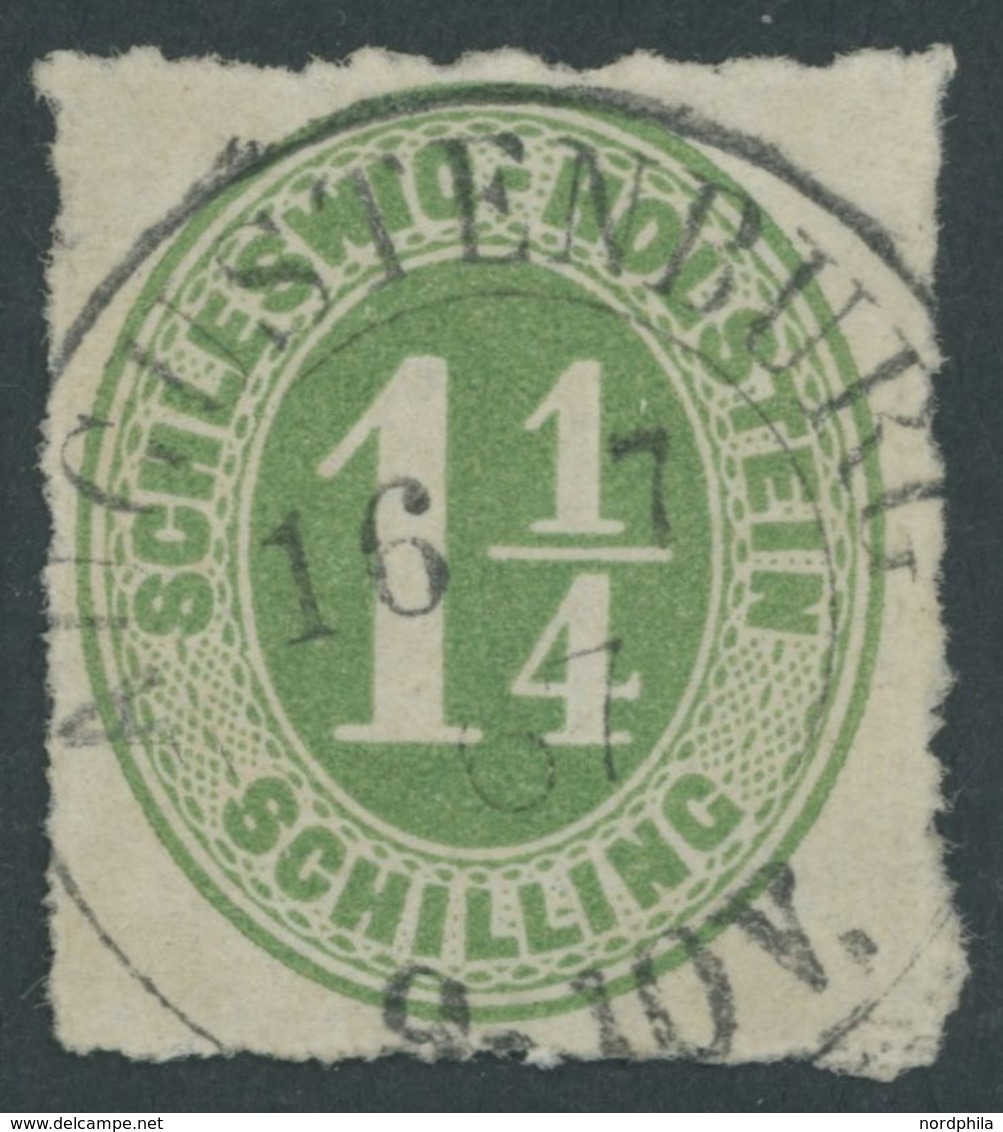 SCHLESWIG-HOLSTEIN 9 O, AUGUSTENBURG, K2 Ideal Auf 11/4 S. Olivgrün, Kabinett - Schleswig-Holstein