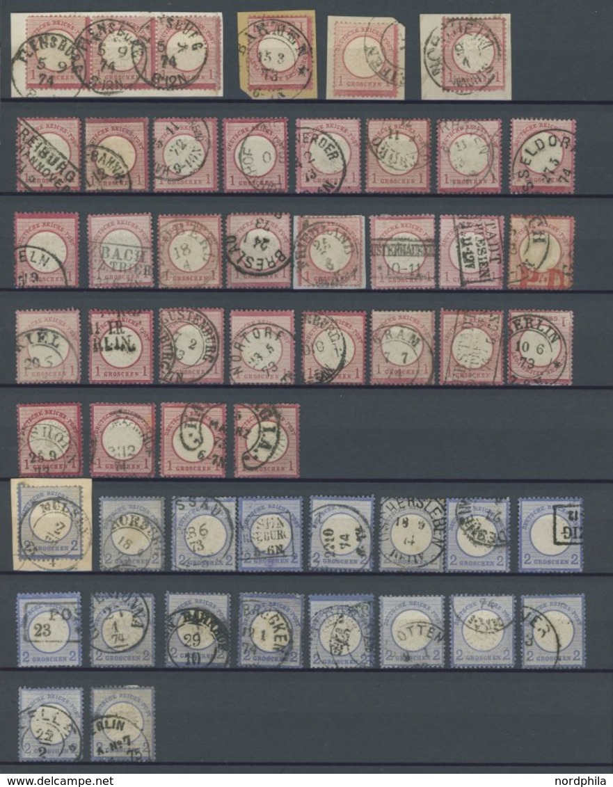 LOTS O,BrfStk , Interessante Partie Großer Brustschild, 261 Werte In Etwas Unterschiedlicher Erhaltung Mit Vielen Pracht - Used Stamps