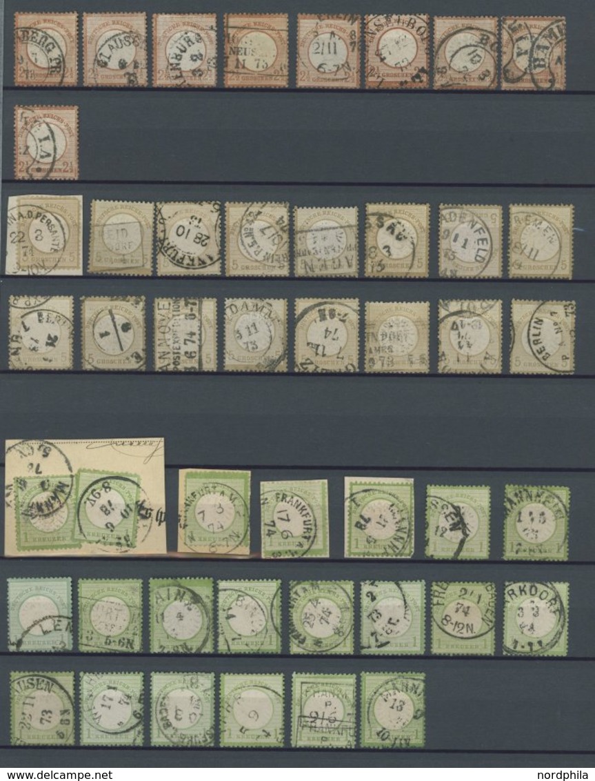 LOTS O,BrfStk , Interessante Partie Großer Brustschild, 261 Werte In Etwas Unterschiedlicher Erhaltung Mit Vielen Pracht - Used Stamps