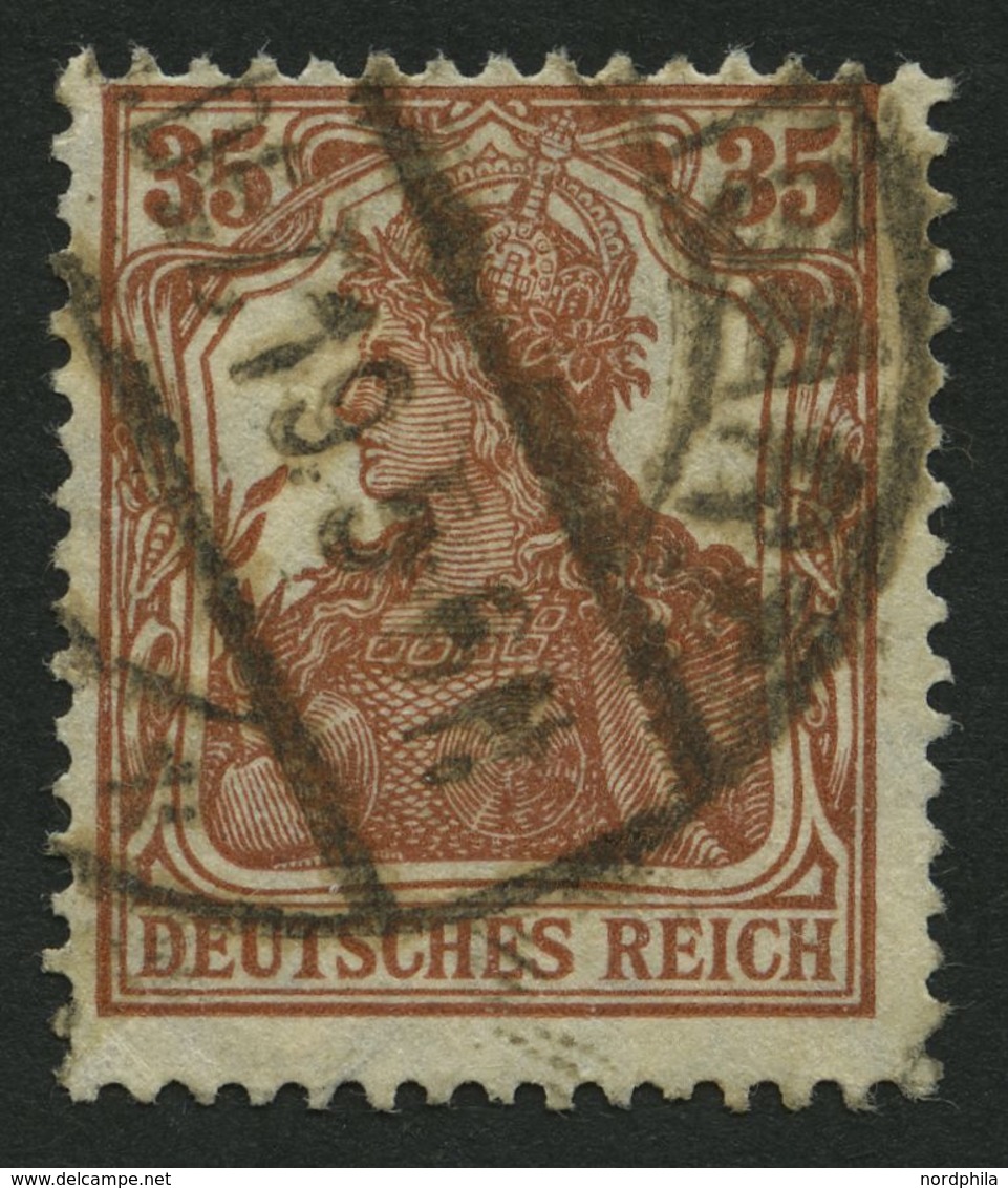 Dt. Reich 103c O, 1918, 35 Pf. Zimtfarben, Normale Zähnung, Pracht, Gepr. Winkler, Mi. 130.- - Usados