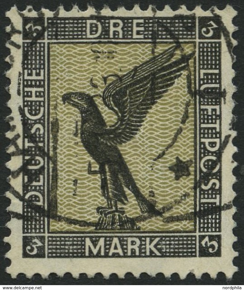 Dt. Reich 384 O, 1926, 3 M. Adler, Pracht, Mi. 120.- - Other & Unclassified