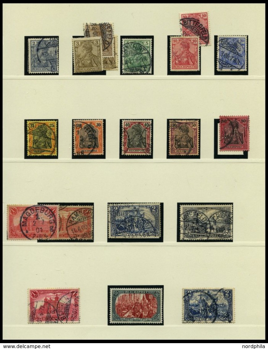 SAMMLUNGEN O,* , Sammlung Dt. Reich Von 1872-1933 Im SAFE-dual Album, Stark Unterschiedliche Erhaltung, Daher Niedrig Au - Used Stamps