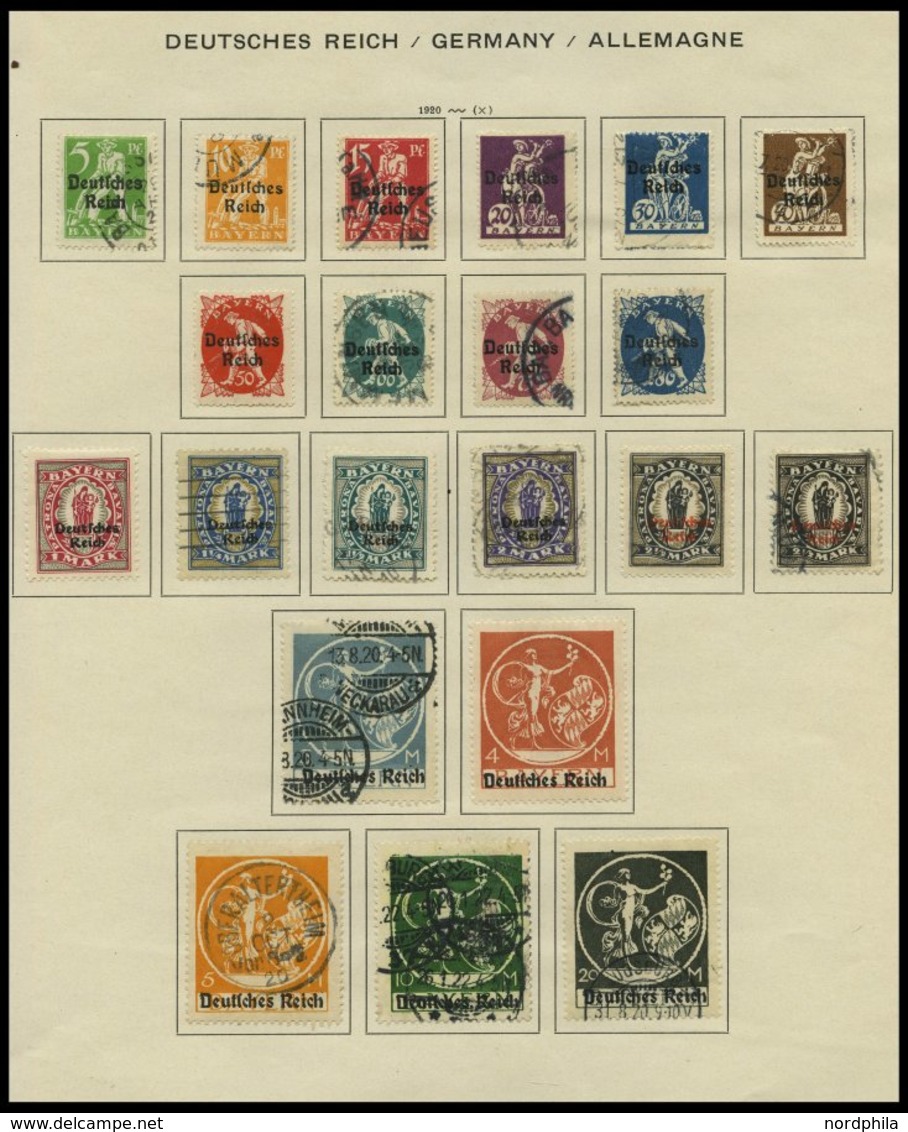 SAMMLUNGEN O,* , 1872-1945, Saubere Sammlung Dt. Reich Mit Vielen Guten Mittleren Ausgaben, Erhaltung Meist Feinst/Prach - Used Stamps