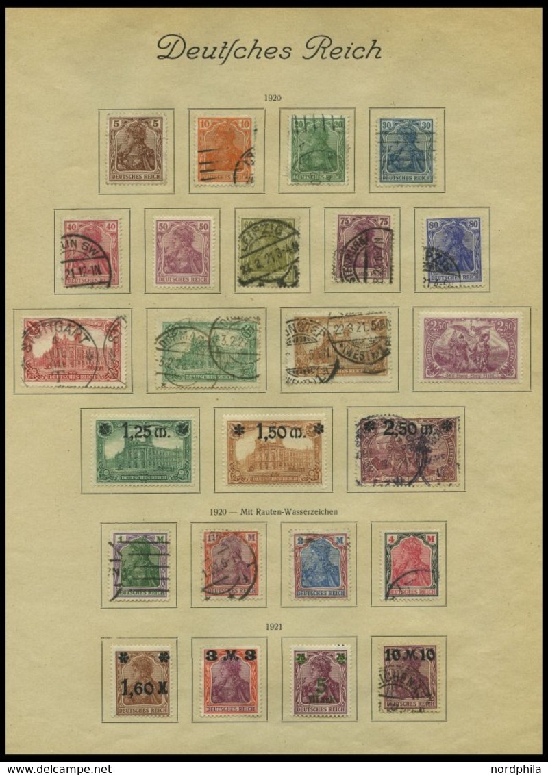 SAMMLUNGEN *,o , 1918-23, Alter Sammlungsteil Inflation, Besichtigen! - Used Stamps