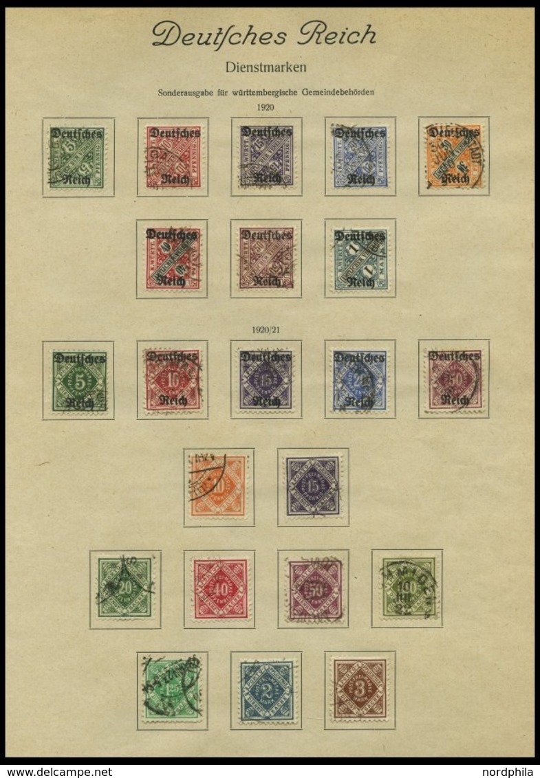 SAMMLUNGEN *,o , 1918-23, Alter Sammlungsteil Inflation, Besichtigen! - Used Stamps