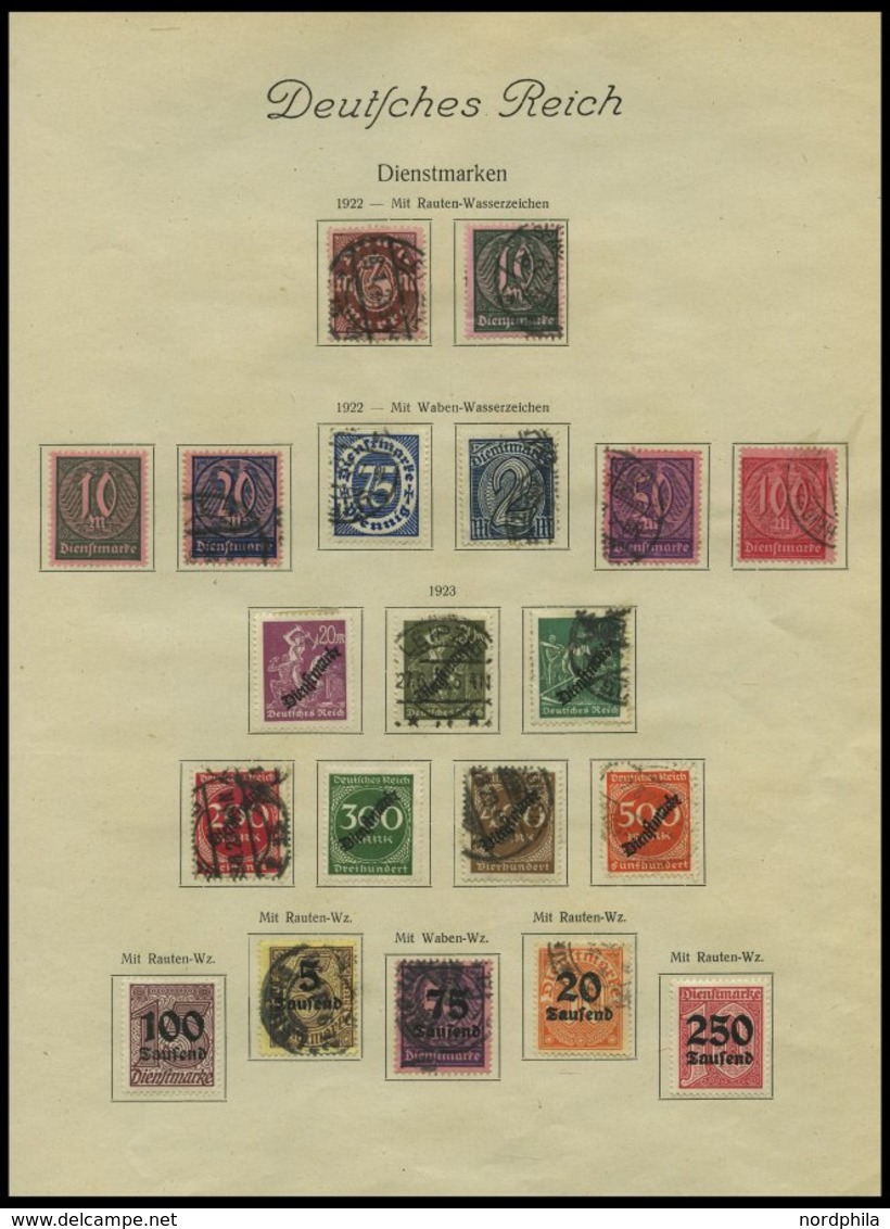 SAMMLUNGEN *,o , 1918-23, Alter Sammlungsteil Inflation, Besichtigen! - Used Stamps