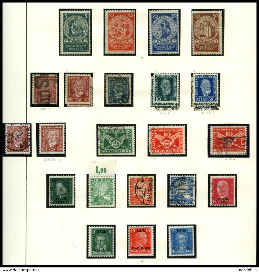 SAMMLUNGEN O,*,**,Brief , Interessante Sammlung Dt. Reich Von 1923-1945 Im SAFE Falzlosalbum, Ab 1932 Bis Auf Bl. 2 Komp - Used Stamps