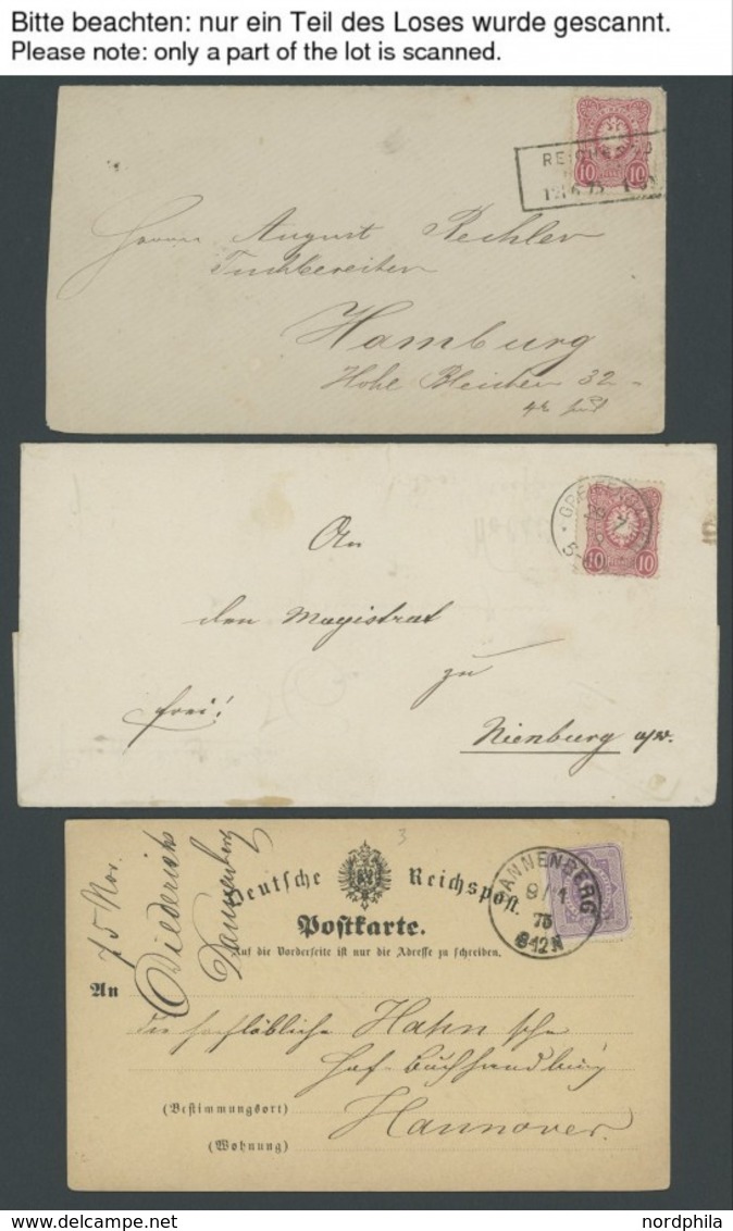 LOTS 1875-99, Kleine Partie Von 22 Belegen, Einige Bessere Stempel, Etwas Unterschiedlich, Fundgrube! - Sonstige & Ohne Zuordnung