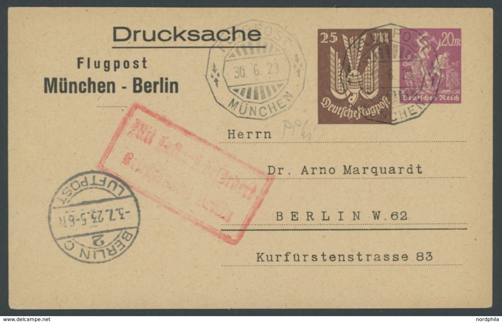 LOTS 1922/3, 43 Meist Verschiedene Belege Inflation, Feinst/Pracht - Other & Unclassified