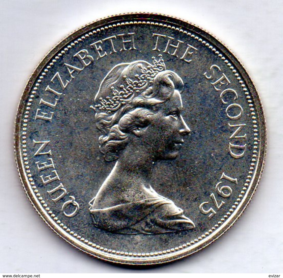 MAURITIUS, 50 Rupees, Silver, Year 1975, KM #41 - Mauricio