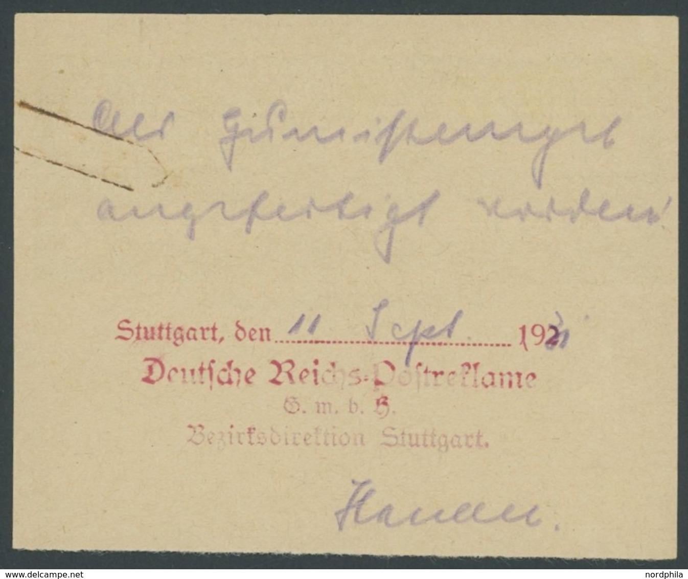 ALTE ANSICHTSKARTEN 13.9.1931, Zeppelintag Öhringen, Fotokarte Der Luftschiffbau Zeppelin, Dazu Stempel-Musterabschlag M - Otros & Sin Clasificación